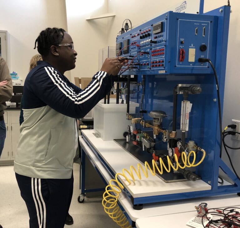 Process Tech student